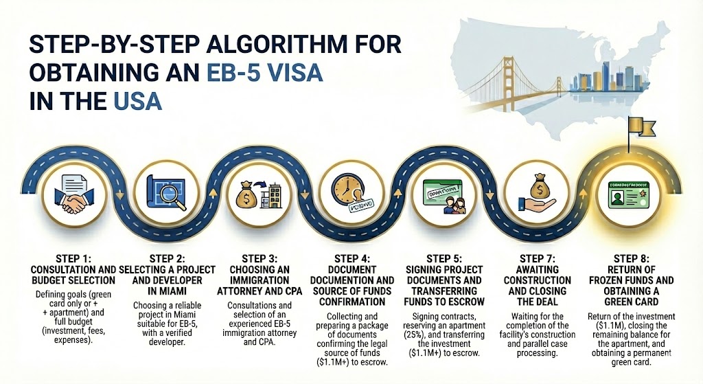 Step-by-step guide to obtaining an EB-5 visa