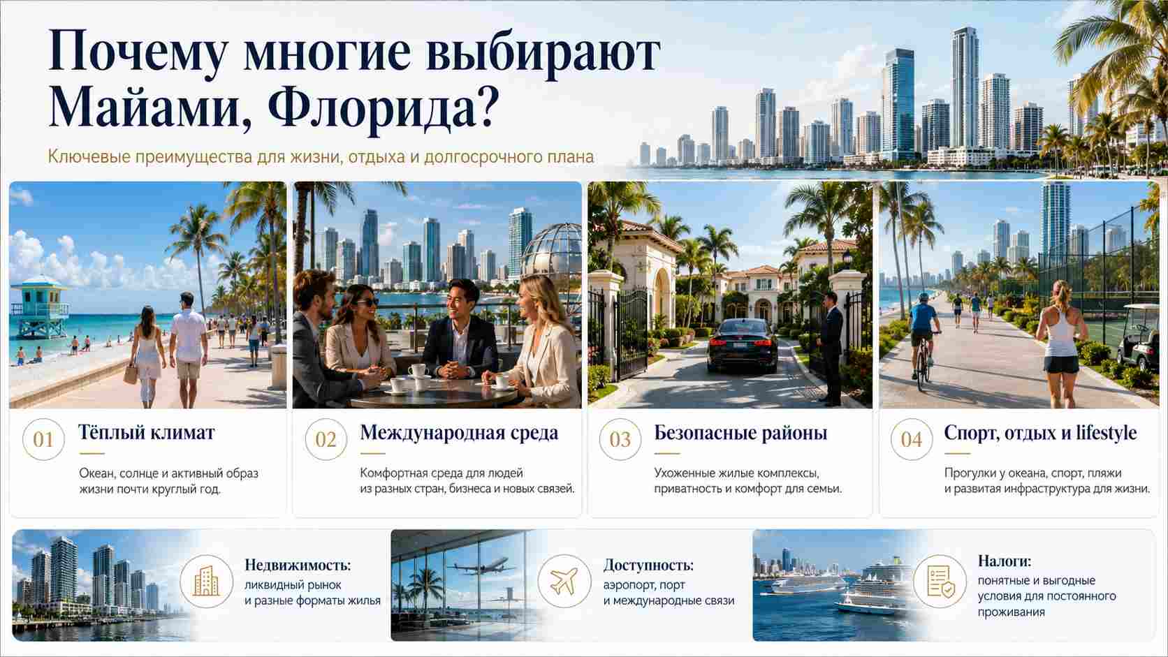 Очевидные преимущества Майами для переезда
